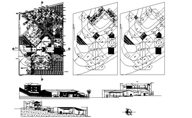 House Plumbing And Drainage Line Layout Plan Drawing Cadbull