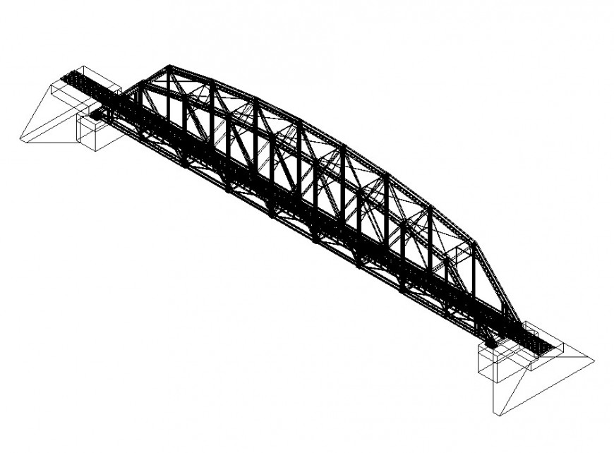 2d CAD Drawings Details Of Bridge Structure Blocks Dwg File Cadbull