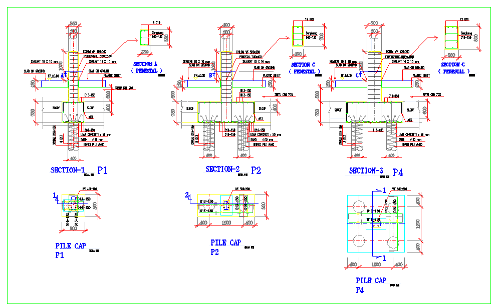 Pile Foundation Design Cadbull