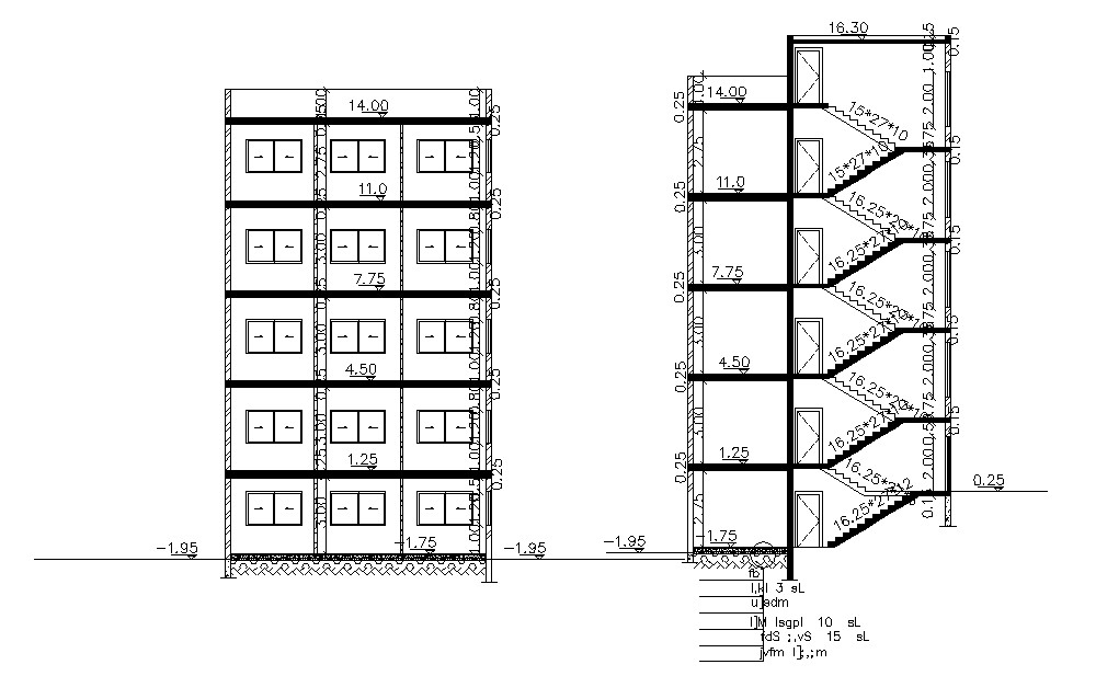 Storey Apartment Building Section Cad Drawing Dwg Cadbull Porn Sex Picture