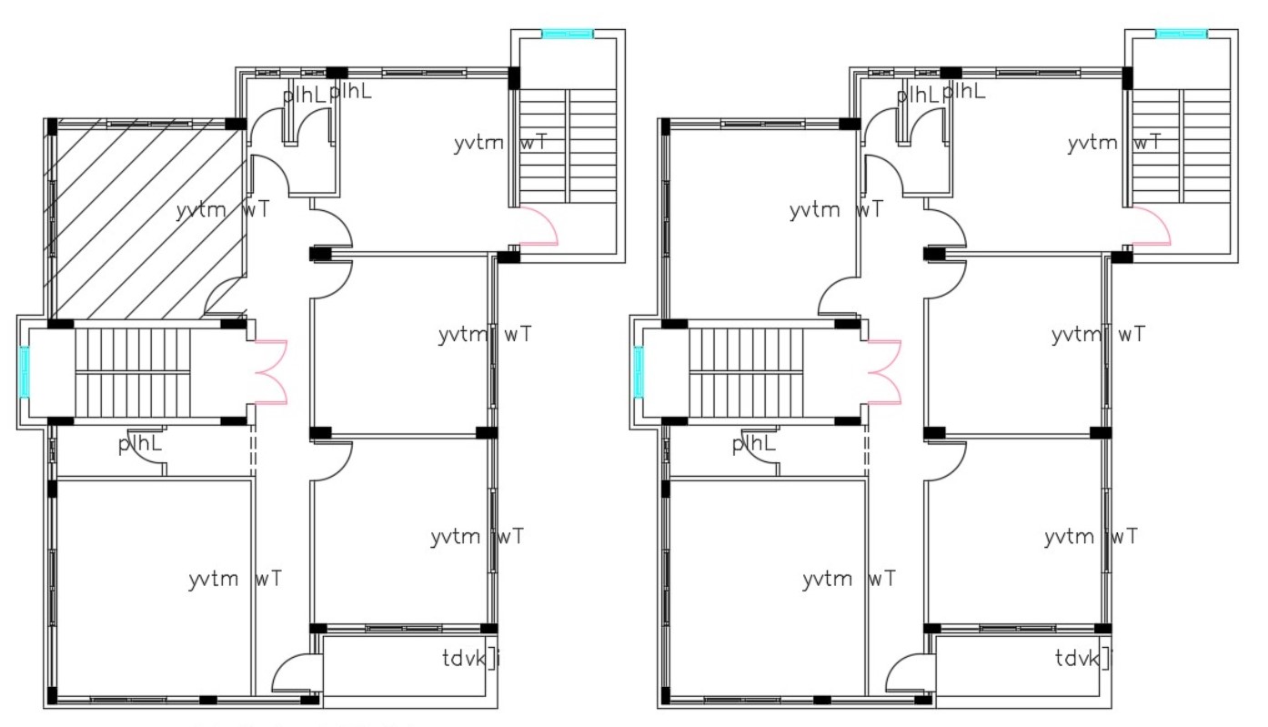 X Autocad House Ground And First Floor Plan Drawing Dwg Cadbull My XXX Hot Girl