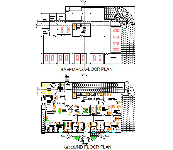 Hospital Floor Plan With Basement Floor Plan Dwg File Cadbull Porn Sex Picture