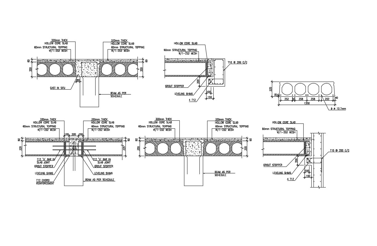 Beam Detail Drawing Dwg File Cadbull