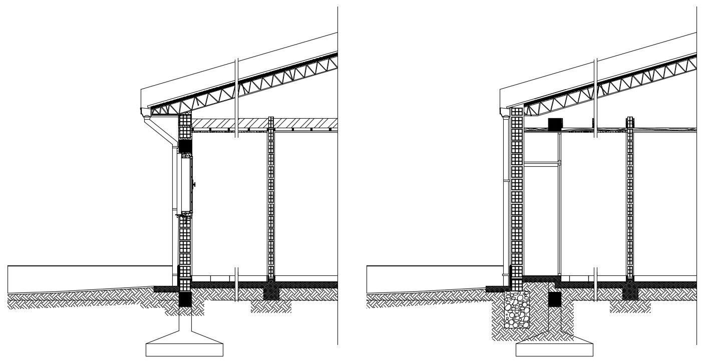 Reinforced Concrete Wall Section Cadbull