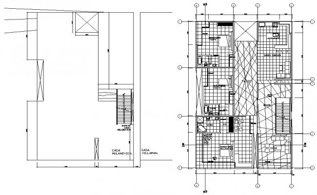 Bungalow Plans In AutoCAD File - Cadbull