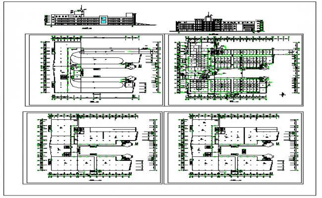 Commercial Plaza Lay-out plan design