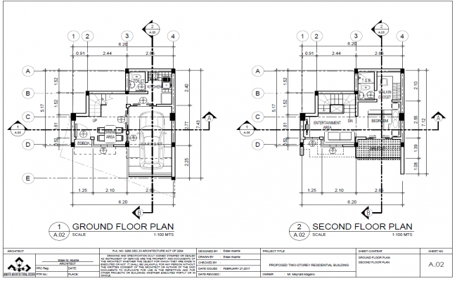 Single story floor plan 4 - Cadbull