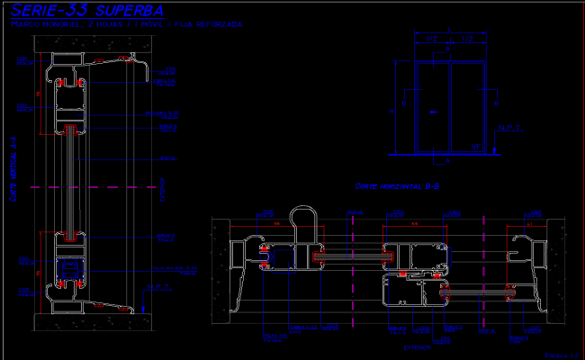 Detail of Aluminium composite panel cad drawing - Cadbull