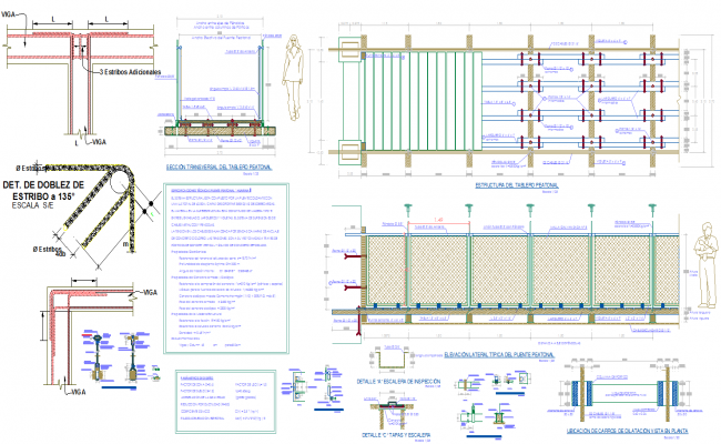 Speed table detail view with road surface dwg file - Cadbull