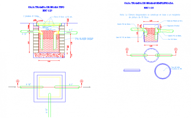 Grease trap box plan