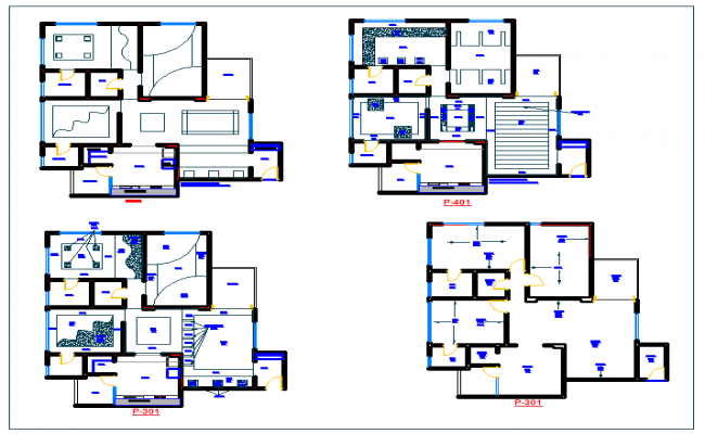 False Ceiling Interior Design With Plan And Section View Dwg