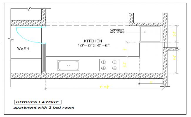 Interior Kitchen Design - Cadbull