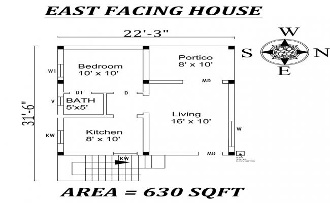 Residential home building planning autocad file - Cadbull