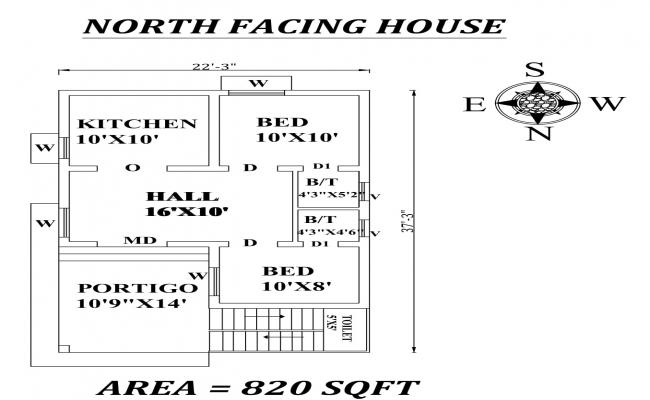 Luxurious Bungalow Floor Plan Distribution Cad Drawing Details Dwg File 