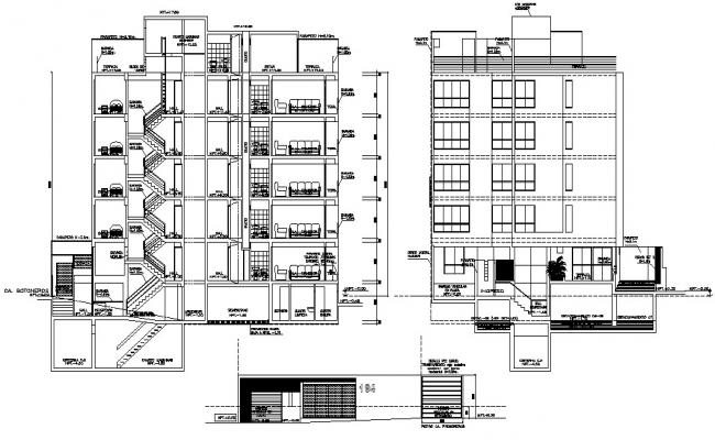 Apartment Elevation Drawings AutoCAD Drawings - Cadbull