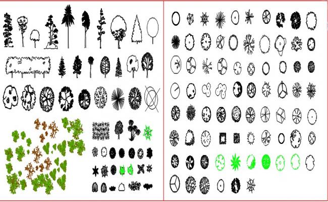 Garden cad paving pattern and landscaping structure details dwg file