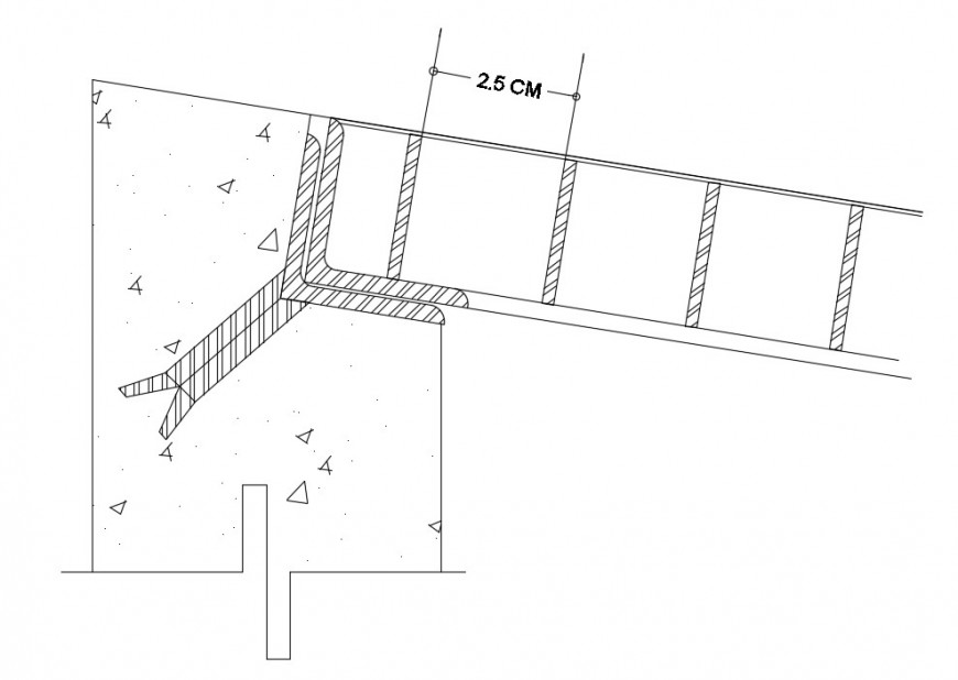 Suspended Ceiling Of Metal Acoustic Plates Detail Dwg File