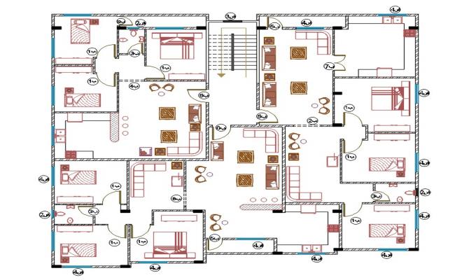 Group Of Penthouse Working Drawing In Dwg Autocad Fil - vrogue.co