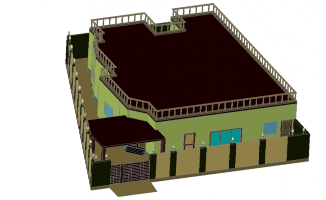 Caravan 3d model in dwg AutoCAD file. - Cadbull