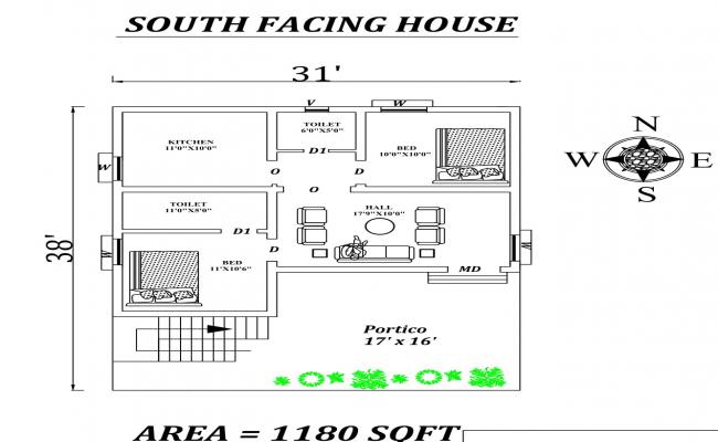 Elevation drawing of the house in AutoCAD - Cadbull