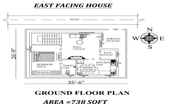 Salon Plan In DWG File - Cadbull