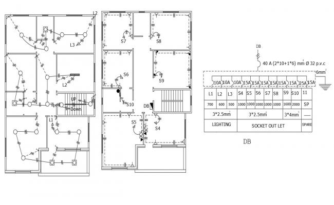 Horn with Strobe Light Cad Drawing - Cadbull