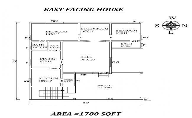 3d village House elevation design of DWG file - Cadbull