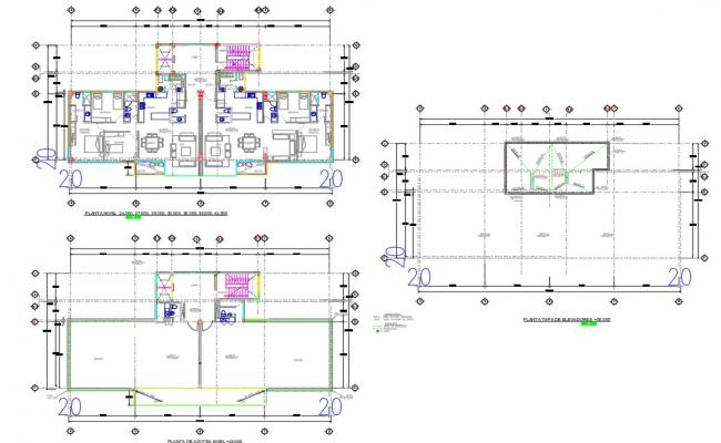 200 Square Meters House Building Design DWG File - Cadbull