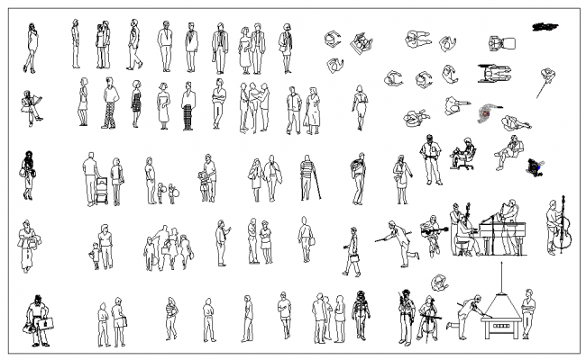 Human Cad Block Design