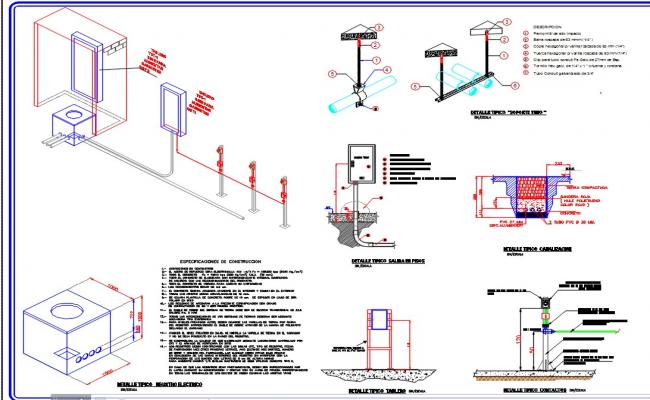 One-way slab structure detail dwg file - Cadbull