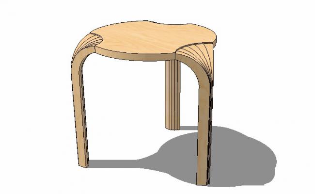 drawing table 3d model