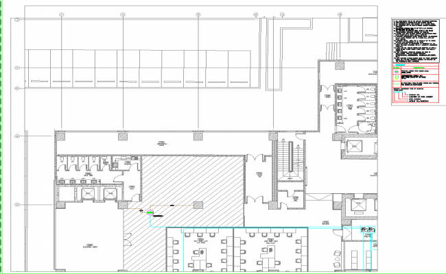 Holiday corporate office ground floor layout plan cad drawing details ...