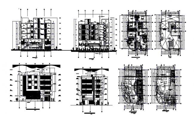 Restaurant CAD Plan - Cadbull