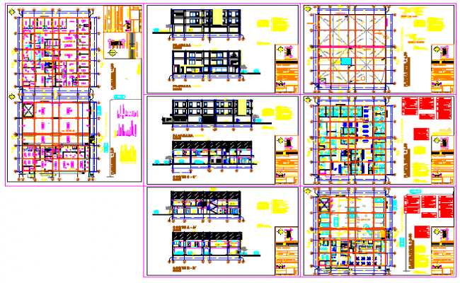 General Ward of Hospital layout plan dwg file - Cadbull