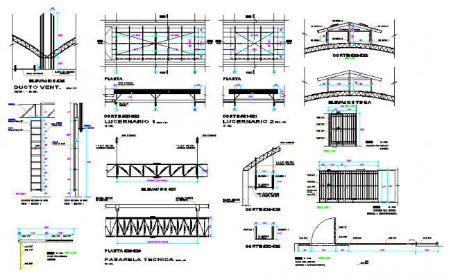 Section steel framing drywall plan detail dwg file. - Cadbull