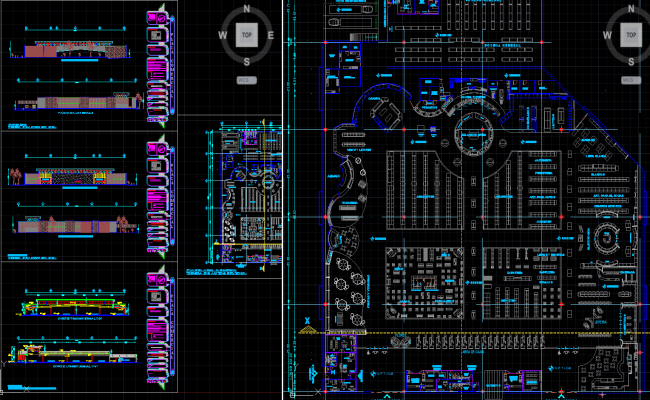 Shopping mall dwg - Cadbull