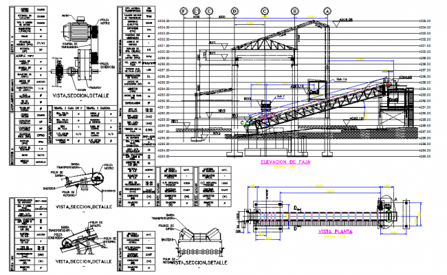 Conveyor Belt DWG file