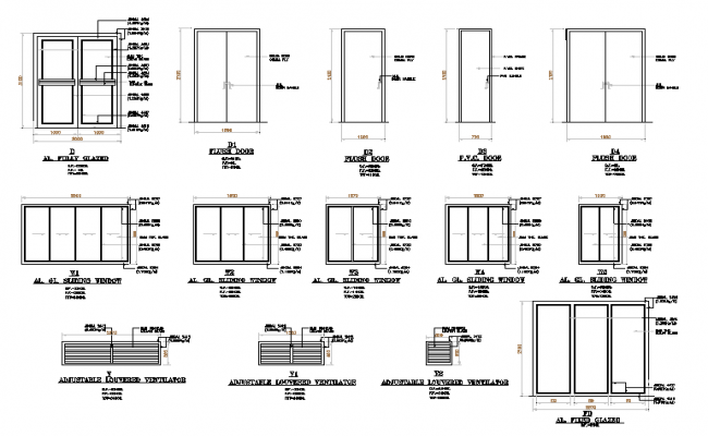 Door & windows Joinery detail