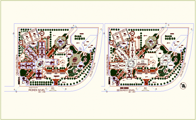 Library Design Plan - Cadbull