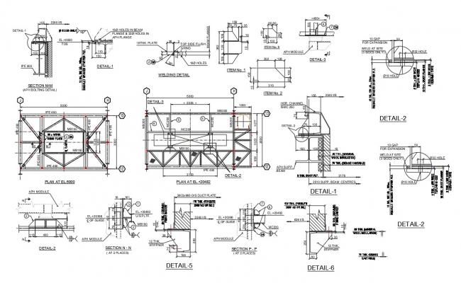 Hotel lift car elevation, section, plan and auto-cad details dwg file ...