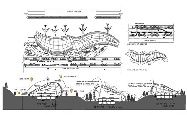 air traffic control tower plans - Cadbull