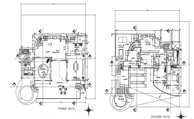 Elevation drawing of the bungalow with detail dimension in AutoCAD ...