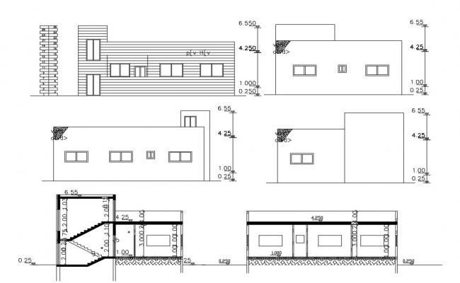 Architecture House Plan Design AutoCAD File - Cadbull