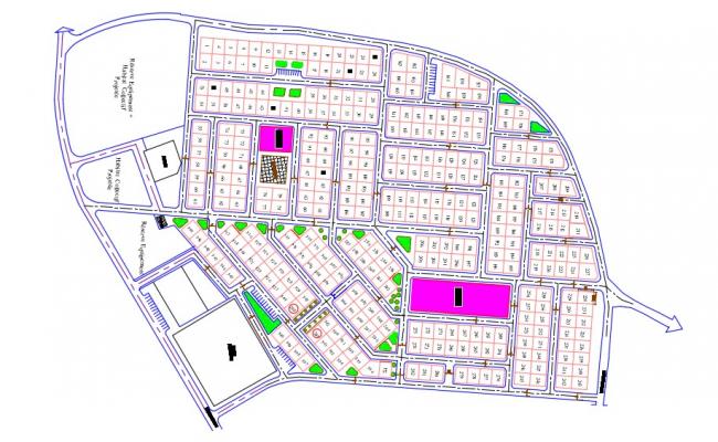 Demolished Building Design CAD drawing Plan - Cadbull