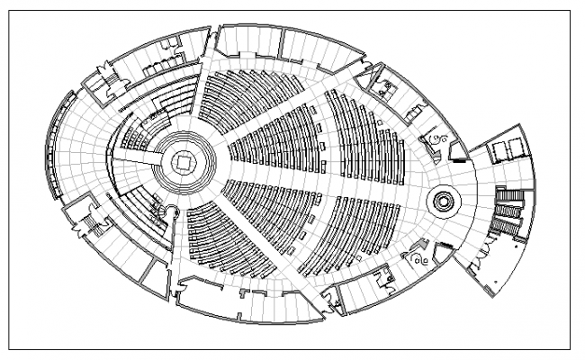 Auditorium Hall Layout Plan Dwg File