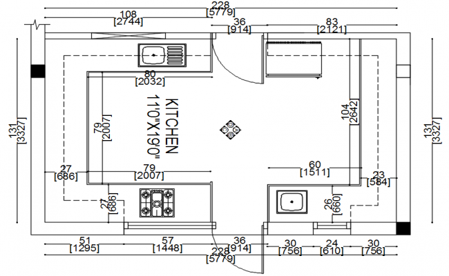 Autocad Drawing Of Kitchen Plan With Detail Dimension Thu May 2019 11 41 22 