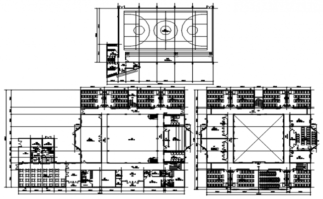 2 d cad drawing of college detail Auto Cad software - Cadbull