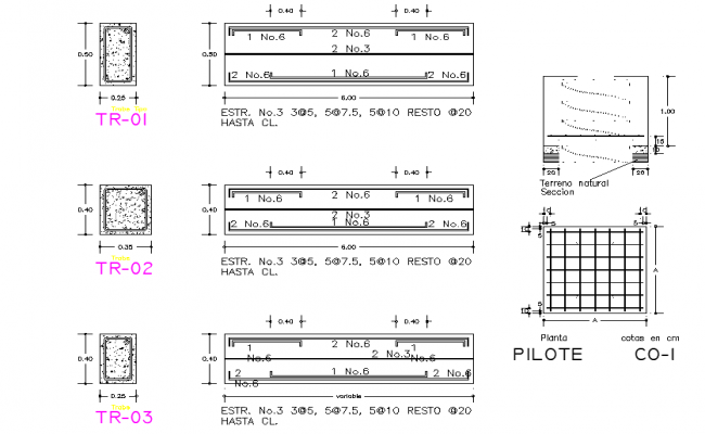 Construction detail dwg file - Cadbull