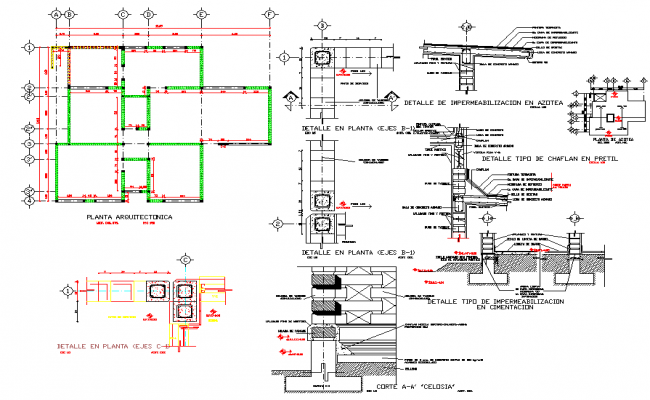 Beam plate construction cad drawing details dwg file - Cadbull