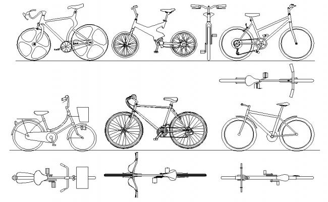 Drawing of a vehicle turning radius AutoCAD file